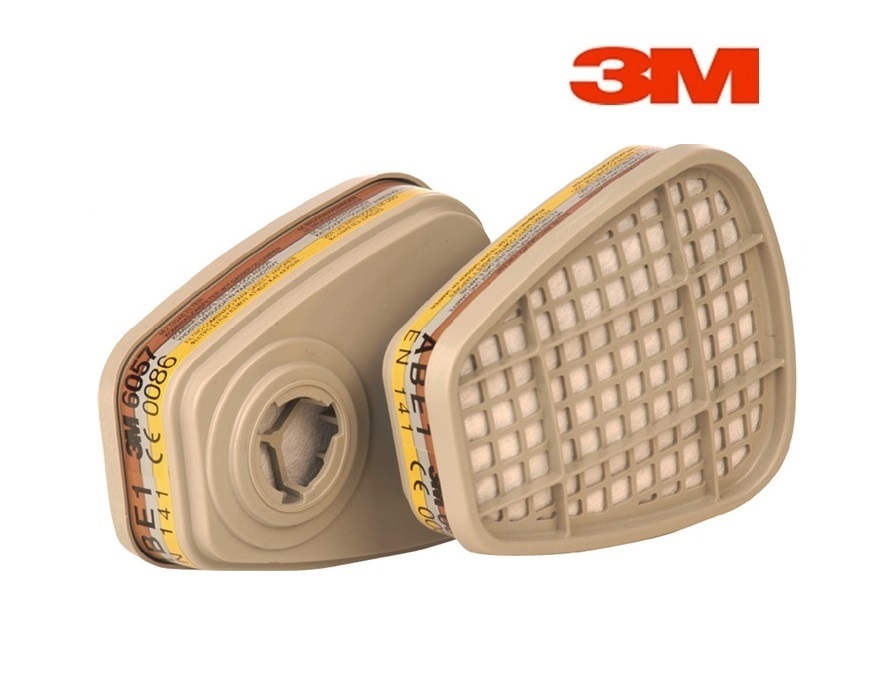 3M 6057 ABE1 gasfilter - dampfilter organische dampen 3M 6057