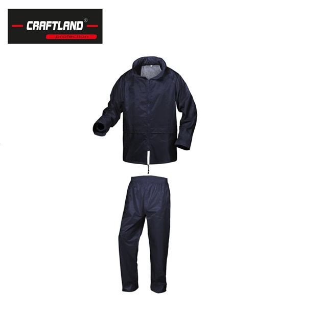 Regenjas en -broek Marine 0-S(46/48)