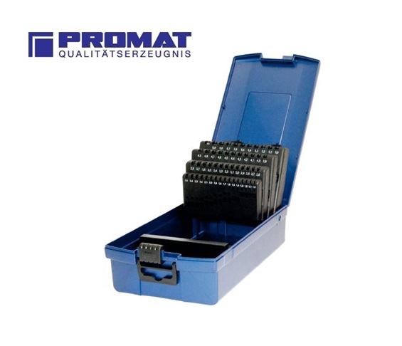 Promat Borencassette Kunststof Leeg 1.0-5.9 50 stuks voor DIN 338