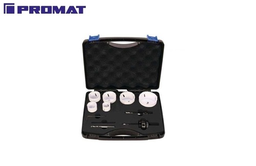 Promat Gatenzaagset 18-delig d. 19-114mm | DKMTools - DKM Tools