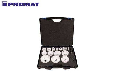 Gatenzaagset 18-delig d. 19-114mm