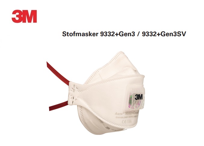 Stofmasker 9332 + Gen3 / 9332+ Gen3SV