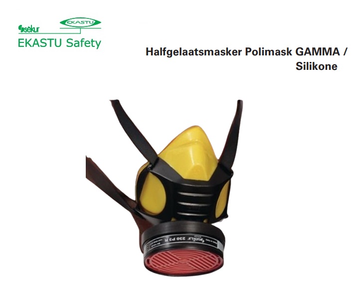 Halfgelaatsmasker Polimask GAMMA / Silikone