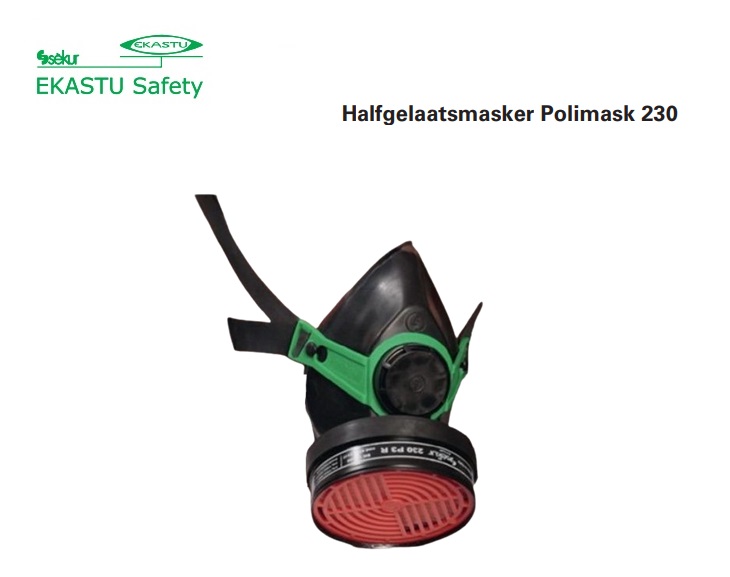 Halfgelaatsmasker Polimask GAMMA / Silikone | DKMTools - DKM Tools