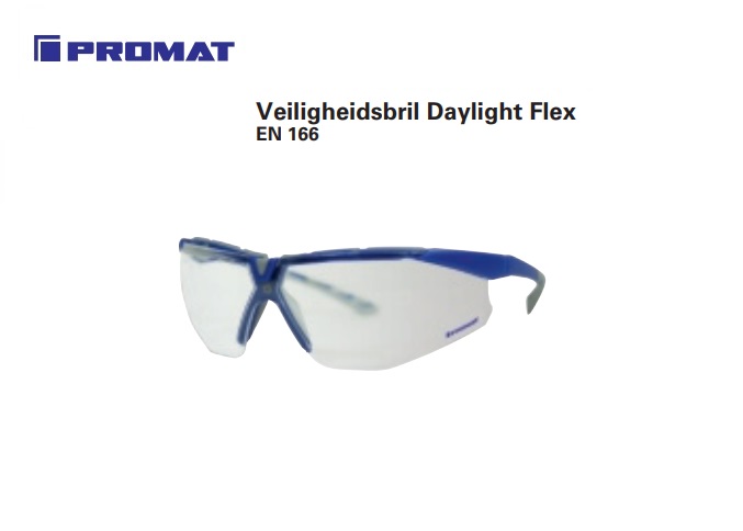 Veiligheidsbril Daylight Flex helder EN 166