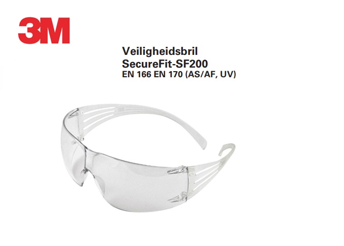 Veiligheidsbril SecureFit-SF200 helder