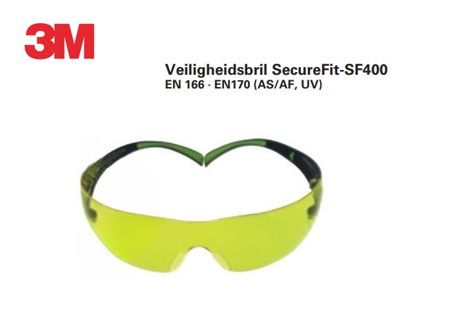 Veiligheidsbril SecureFit-SF400 geel