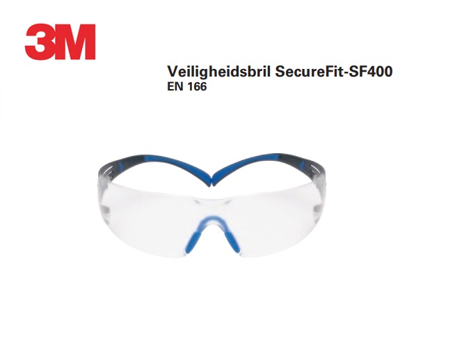 Veiligheidsbril SecureFit-SF400 EN 166 helder