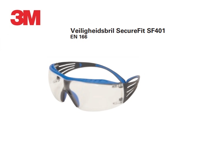 Veiligheidsbril SecureFit SF401 EN 166 helder