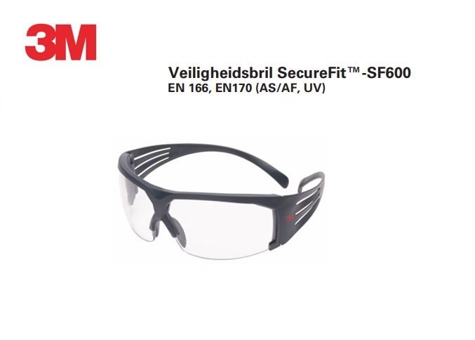 Veiligheidsbril SecureFit SF600 EN 166 - EN170 helder