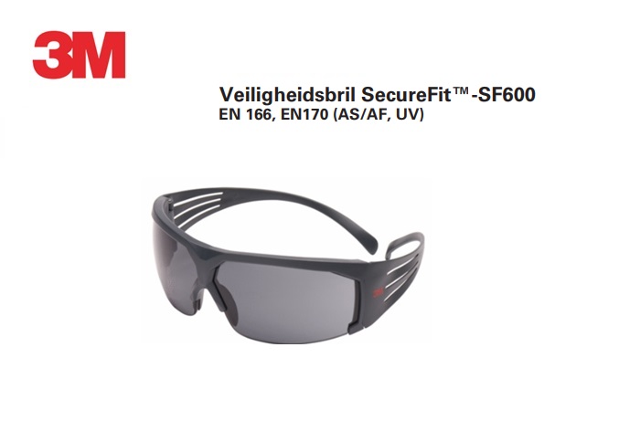 Veiligheidsbril SecureFit SF600 EN 166 - EN170 grijs