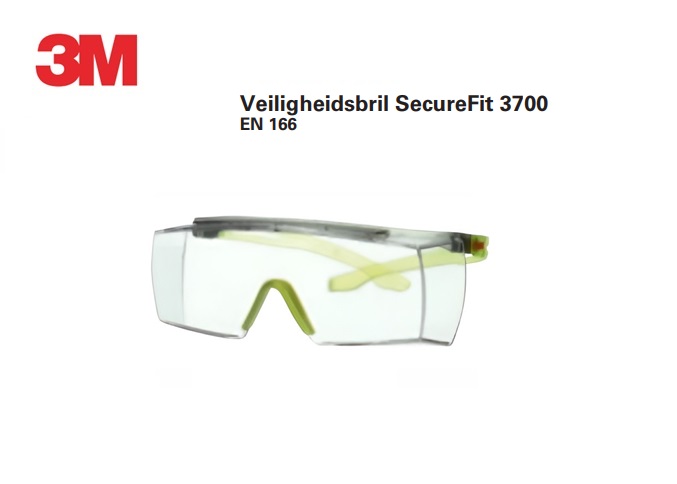 Veiligheidsbril SecureFit 3700 EN 166 helder
