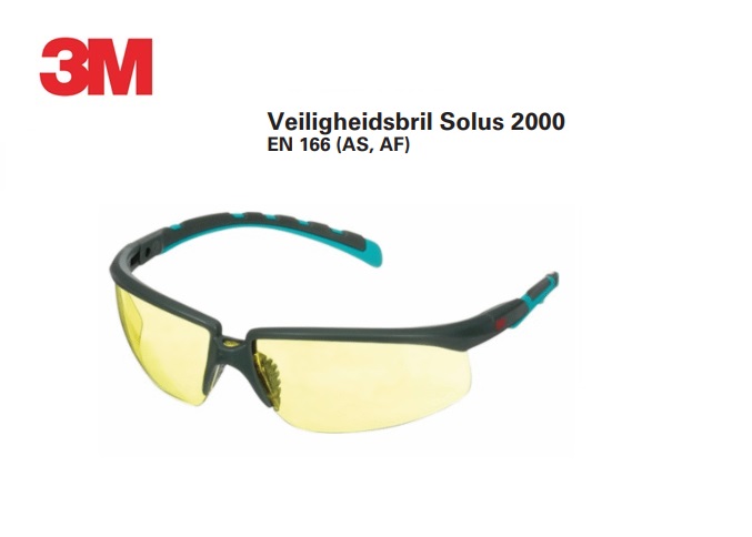 Veiligheidsbril Solus 2000 EN 166 grijs | DKMTools - DKM Tools