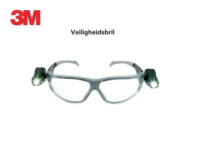 Veiligheidsbril LED light vision EN 166