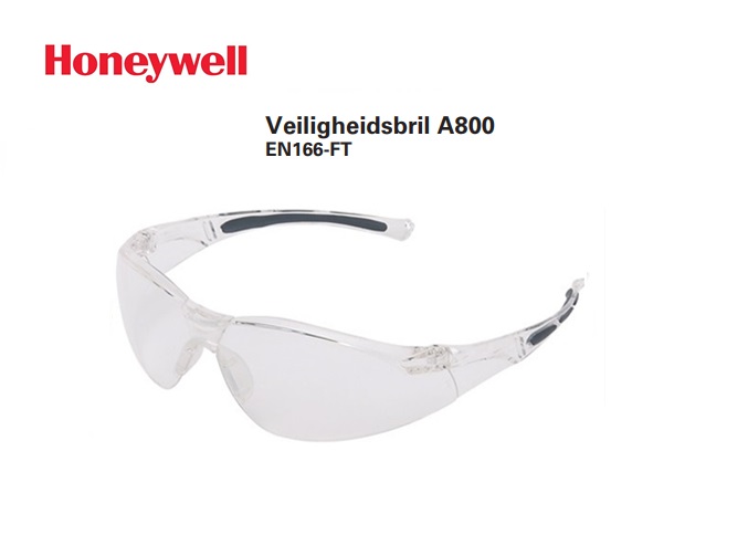 Veiligheidsbril A800 EN 166 helder