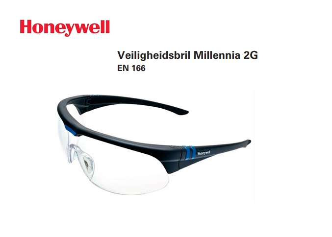 Veiligheidsbril Millennia 2G EN 166 helder