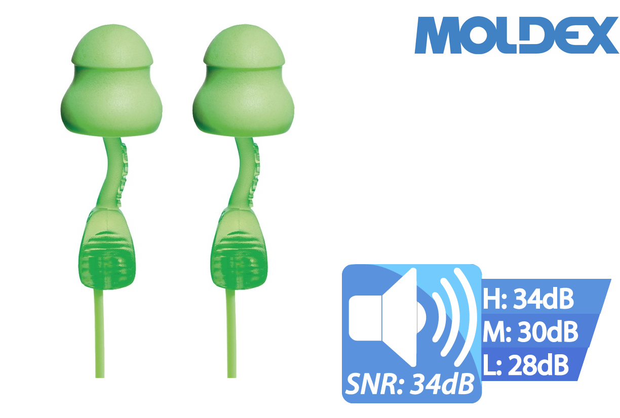 Oordopjes Moldex Twisters Cord SNR 34 dB