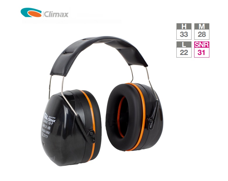 Oorkap Climax 18-P SNR = 31 dB