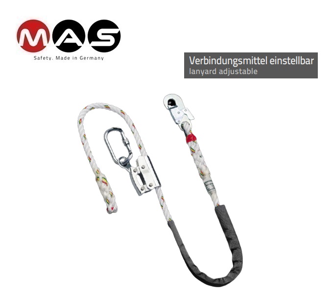 Masi MA 4 touw 16 mm - 1,5 m EN 358 + 795