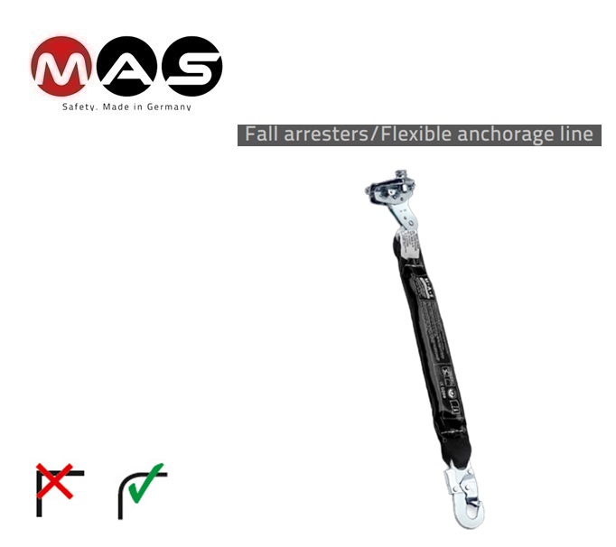 Valbeveiliging MAS 4 - 16 met MAS 51 0,5 m EN 353-2 | DKMTools - DKM Tools