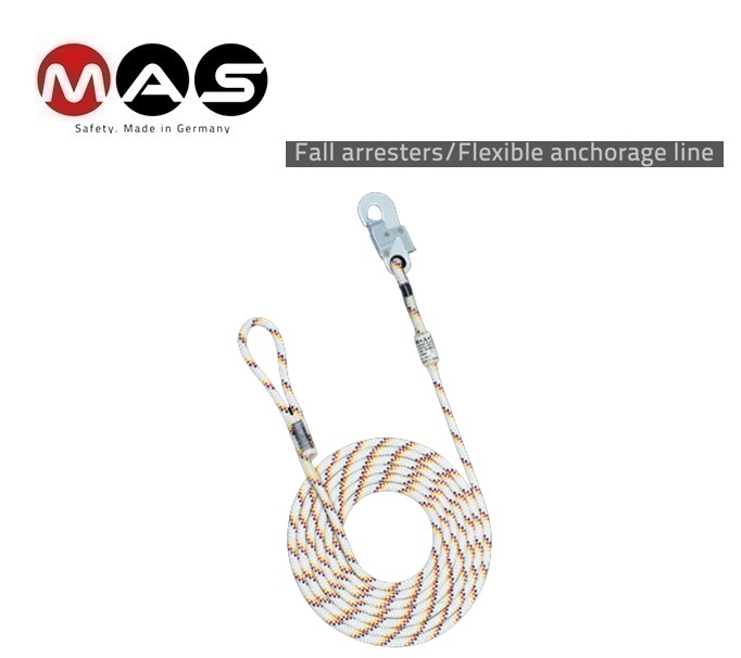 Valbeveiliging BEFU kernmantel touw met MAS 50 16 mm - 10 m EN 353-2 | DKMTools - DKM Tools