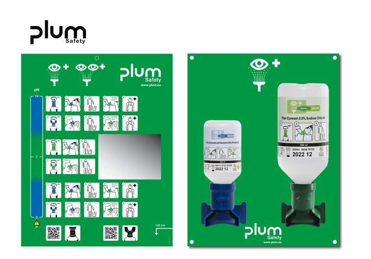 Plum Oogdouche station Box 2x1000ml 0,9%/DUO | DKMTools - DKM Tools