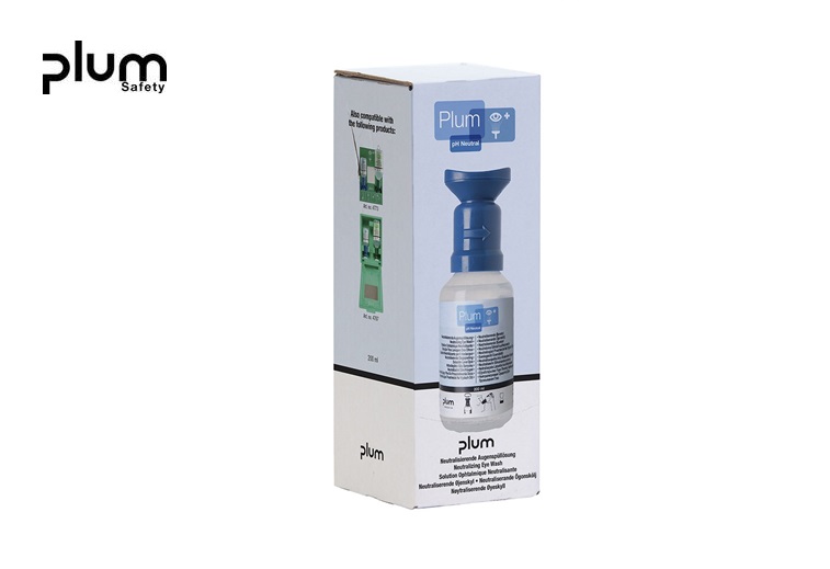 Plum Navulling oogspoelfles 200ml pH N/Eyecup/one-bottle-box