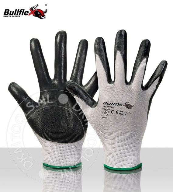 Bullflex Nitril Werkhandschoenen mt 8 | DKMTools - DKM Tools
