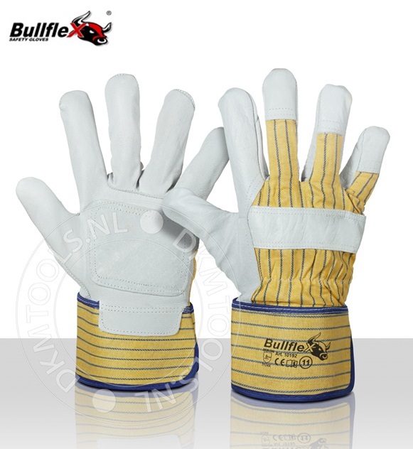 Bullflex Gevoerde handschoenen met fluor geel mt 11 | DKMTools - DKM Tools