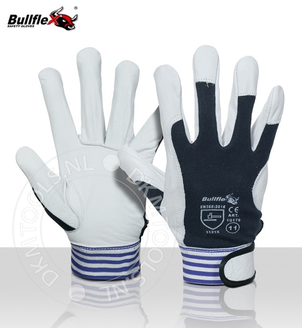 Bullflex Soepele nappalederen handschoenen mt 9
