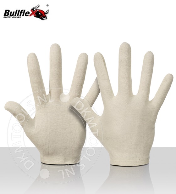 Bullflex Zware katoenen damesmaat handschoenen mt 9