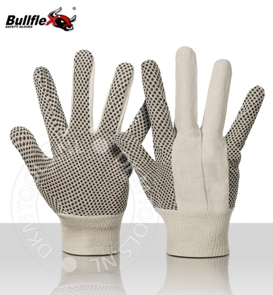 Bullflex Katoenen keper handschoenen mt 10