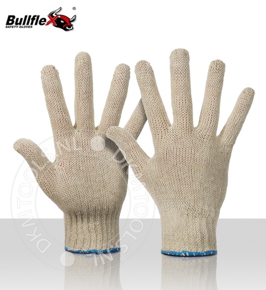 Bullflex Rondgebreide katoenen handschoenen heren