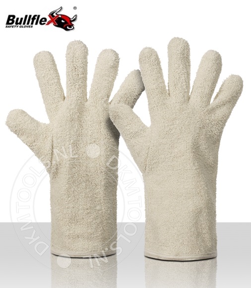 Bullflex Katoenen lussendoek handschoenen mt 10