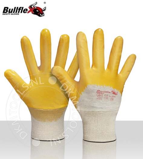 Bullflex NBR handschoenen met soepele lichte nitril coating mt 7