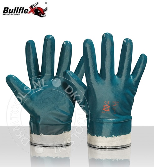 Bullflex Handschoenen van jersey gedompeld in nitril mt 9