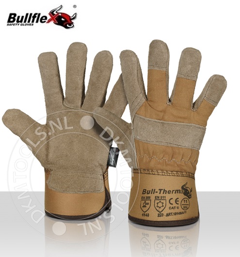 Bullflex Super splitlederen 3M Thinsulate gevoerhandschoenen mt 11