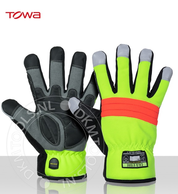 Towa Mec Dex Cold Store WN-741 Hi-Viz waterbestendige winterhandschoenen mt 7