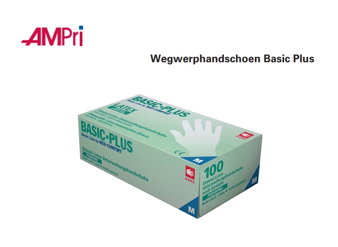 Wegwerphandschoen Basic Plus maat M