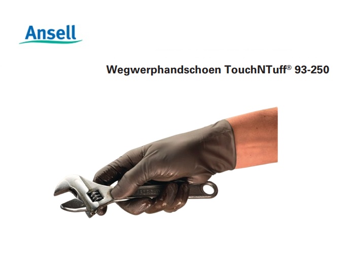 Wegwerphandschoen TouchNTuff 93-250 maat 7,5/8