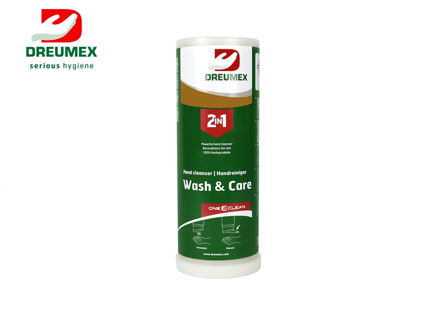 Dreumex Wash & Care  2 in 1 Can + pomp 1 L | DKMTools - DKM Tools