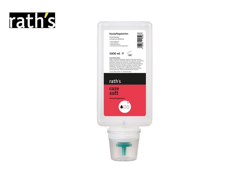 Care Soft huidverzorgingslotion - ongeparfumeerd 1 liter zachte fles | DKMTools - DKM Tools