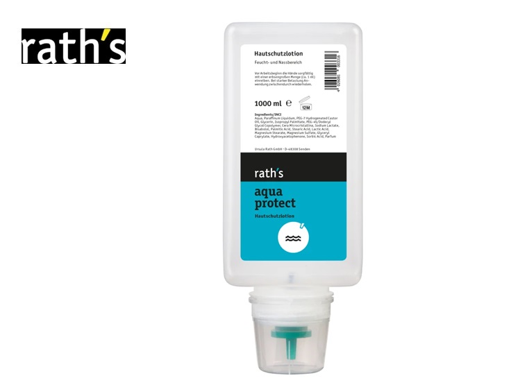 Aqua Protect Huidbeschermingslotion - ongeparfumeerd 1 liter fles | DKMTools - DKM Tools