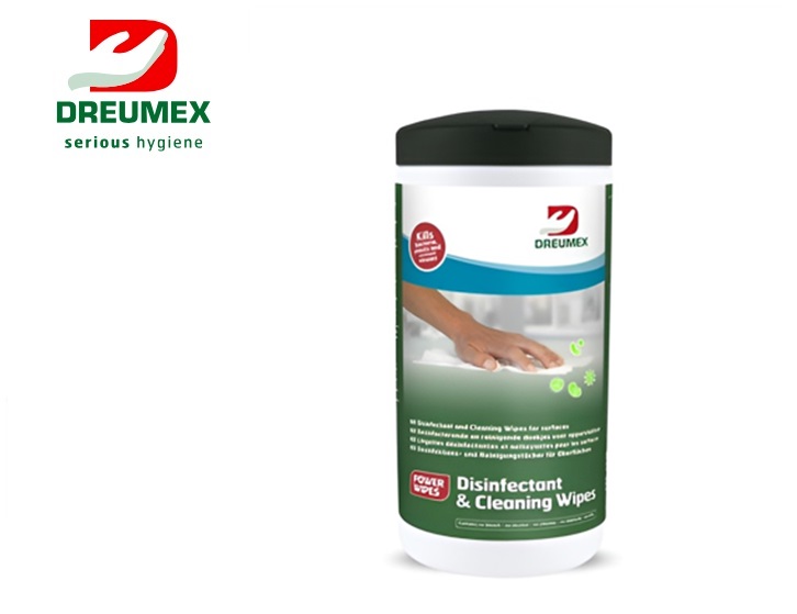 Dreumex Desinfectie en reinigingsdoekjes 800 doekjes navulverpakking | DKMTools - DKM Tools