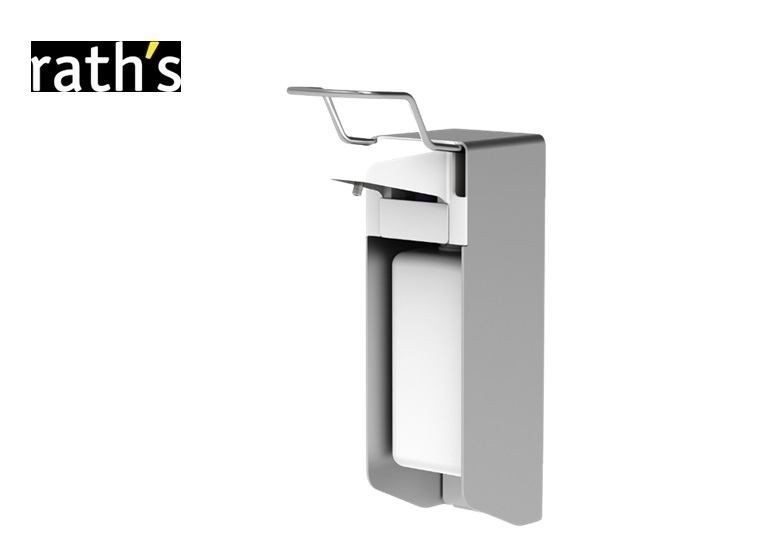 Wanddispenser aluminium voor 2,5 liter flacon | DKMTools - DKM Tools