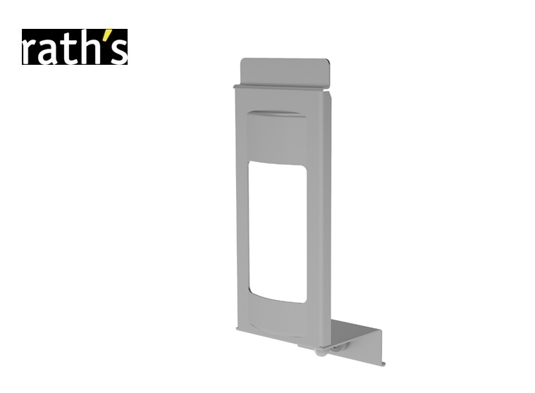 Wanddispenser aluminium voor 1 liter flacon korte bedieningshendel | DKMTools - DKM Tools