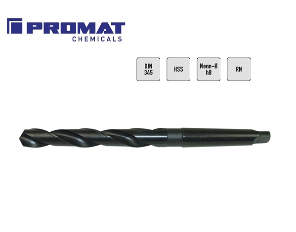 Spiraalboor DIN 345 HSS-R Rolgewalst MK4 43.5mm | DKMTools - DKM Tools