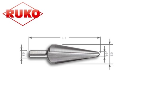 Conische Plaatboor 3,0-14,0 mm HSSE-Co 5 | DKMTools - DKM Tools