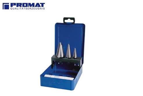 Conische Plaatboren-Set HSS TiN 3-14, 5-20, 16-30,5 mm | DKMTools - DKM Tools