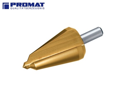 Conische Plaatboor HSS TiN 16-30,5mm Promat | DKMTools - DKM Tools